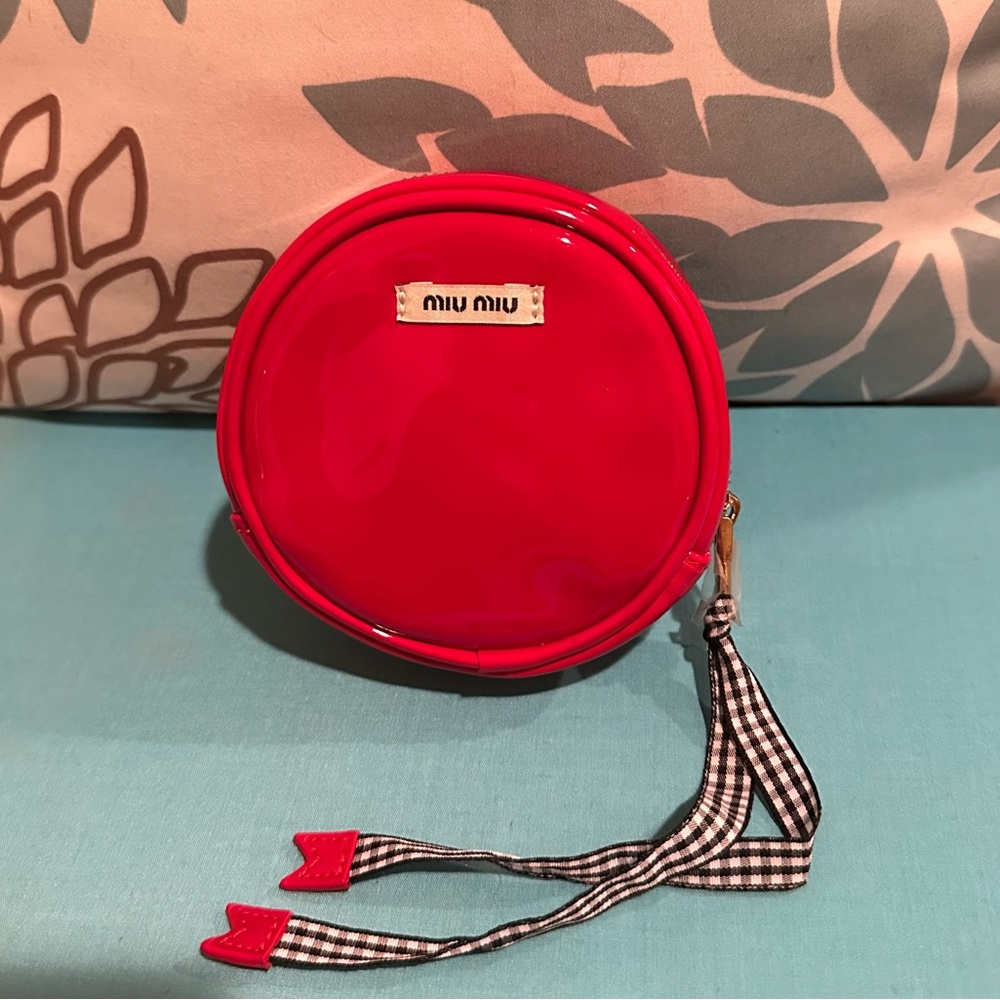 Miu Miu Round Mini Coin Pouch